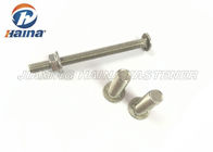 DIN608 A270 / 304 Stainaless Steel Flat Head Carriage Bolt dengan leher persegi